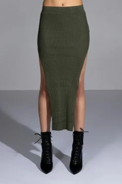 WILLA KNIT MIDI SKIRT