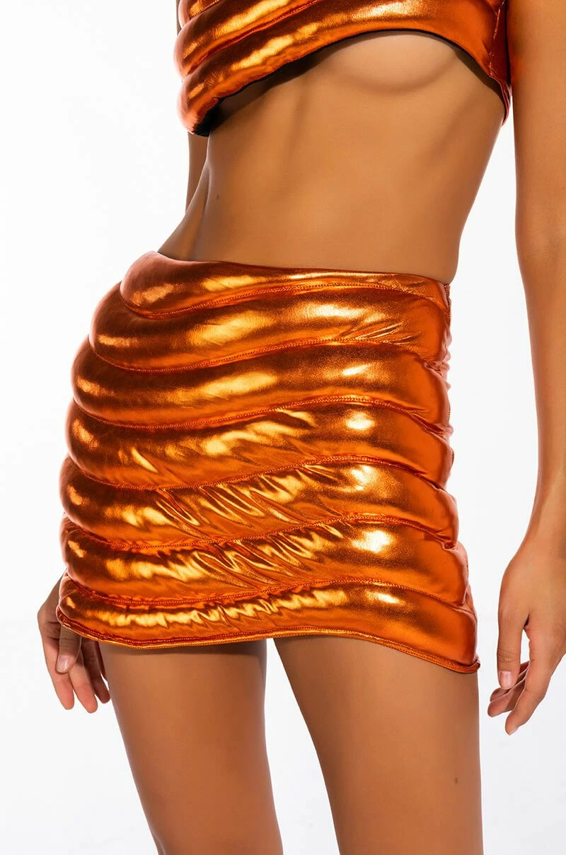 ZENON TEXTURED MINI SKIRT - Image 2